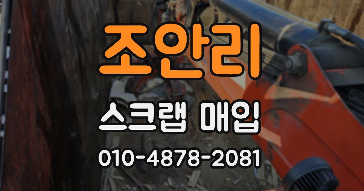 조안리 스크랩 매입