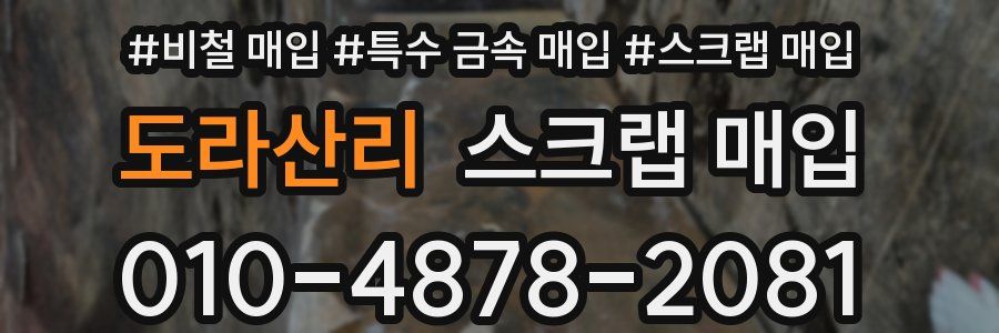 도라산리 스크랩 매입