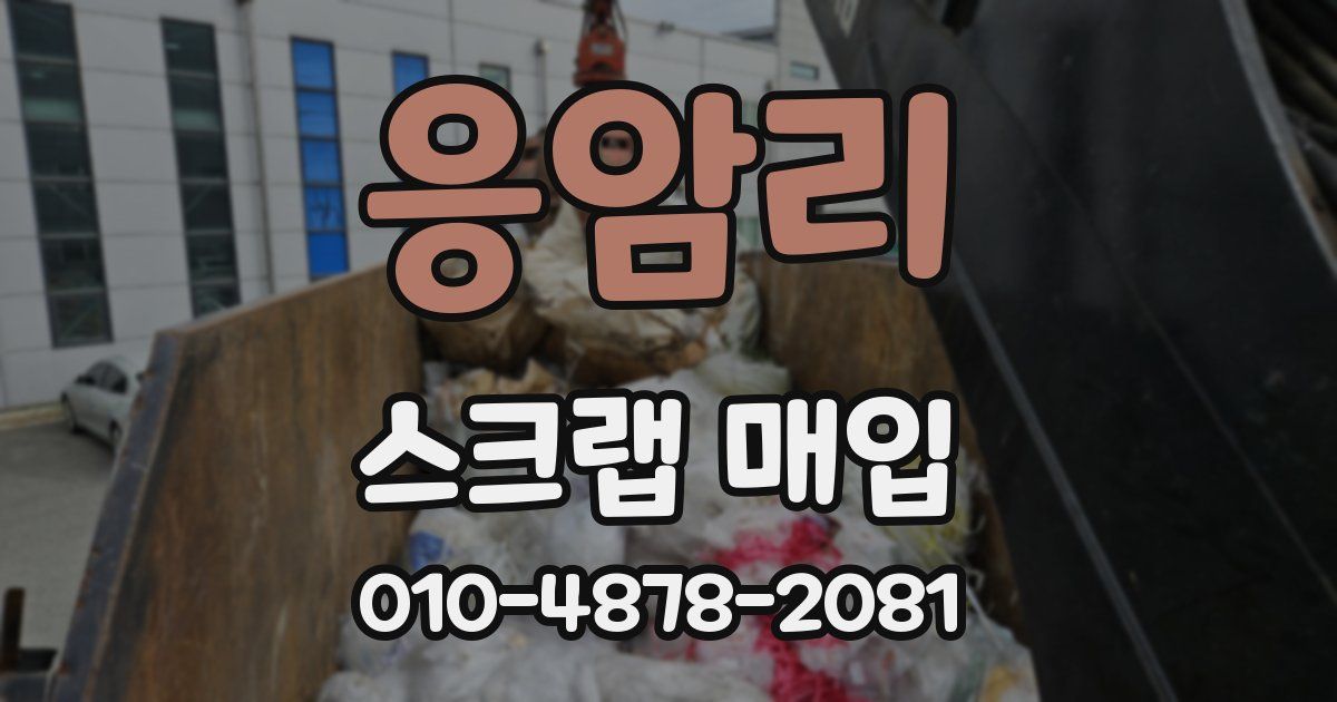 응암리 스크랩 매입