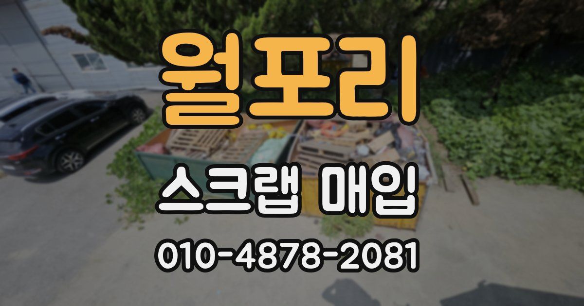 월포리 스크랩 매입