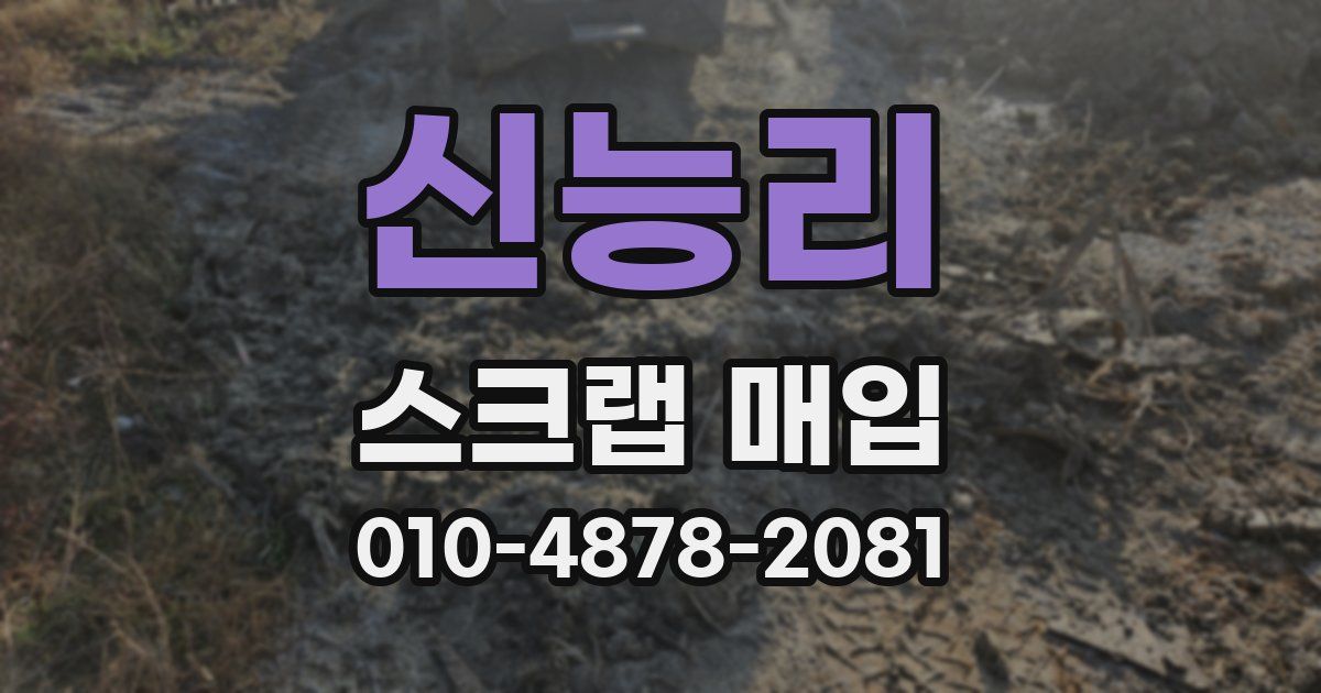신능리 스크랩 매입
