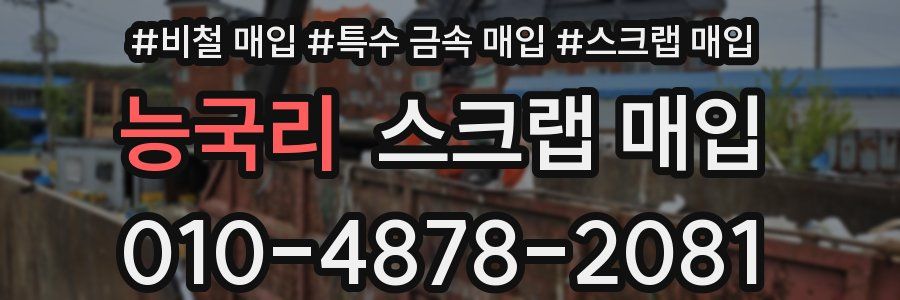 능국리 스크랩 매입