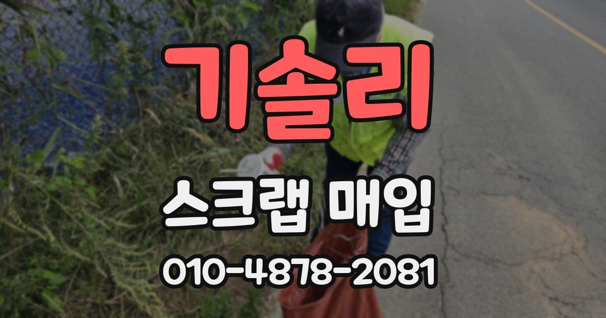 기솔리 스크랩 매입