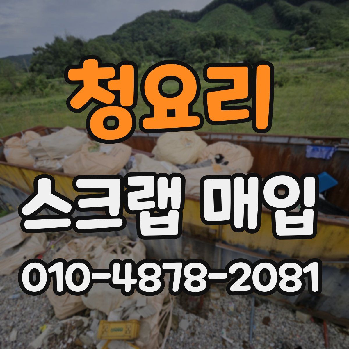 청요리 스크랩 매입