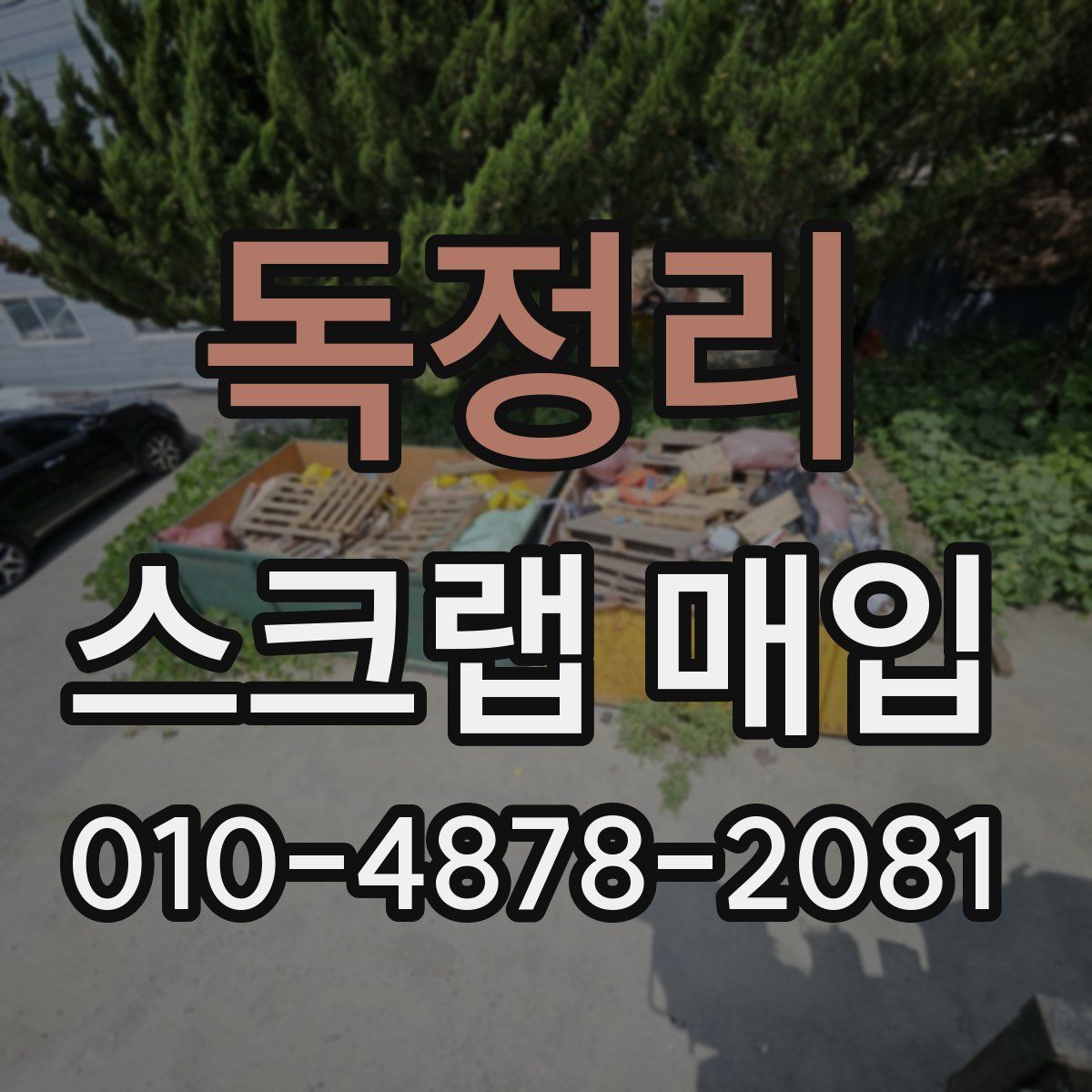 독정리 스크랩 매입