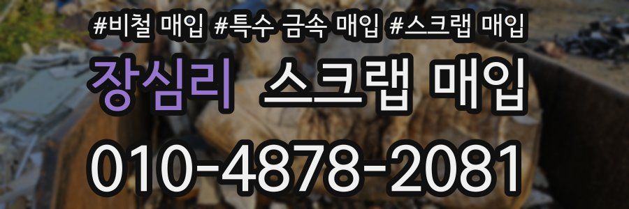 장심리 스크랩 매입