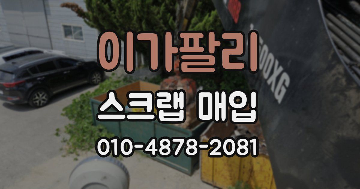 이가팔리 스크랩 매입
