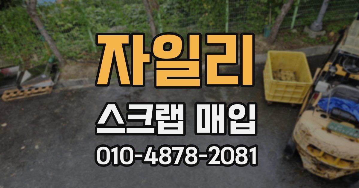 자일리 스크랩 매입