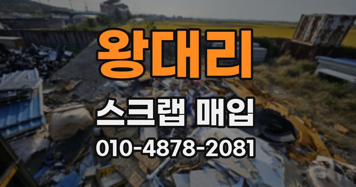 왕대리 스크랩 매입