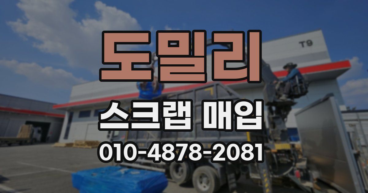 도밀리 스크랩 매입