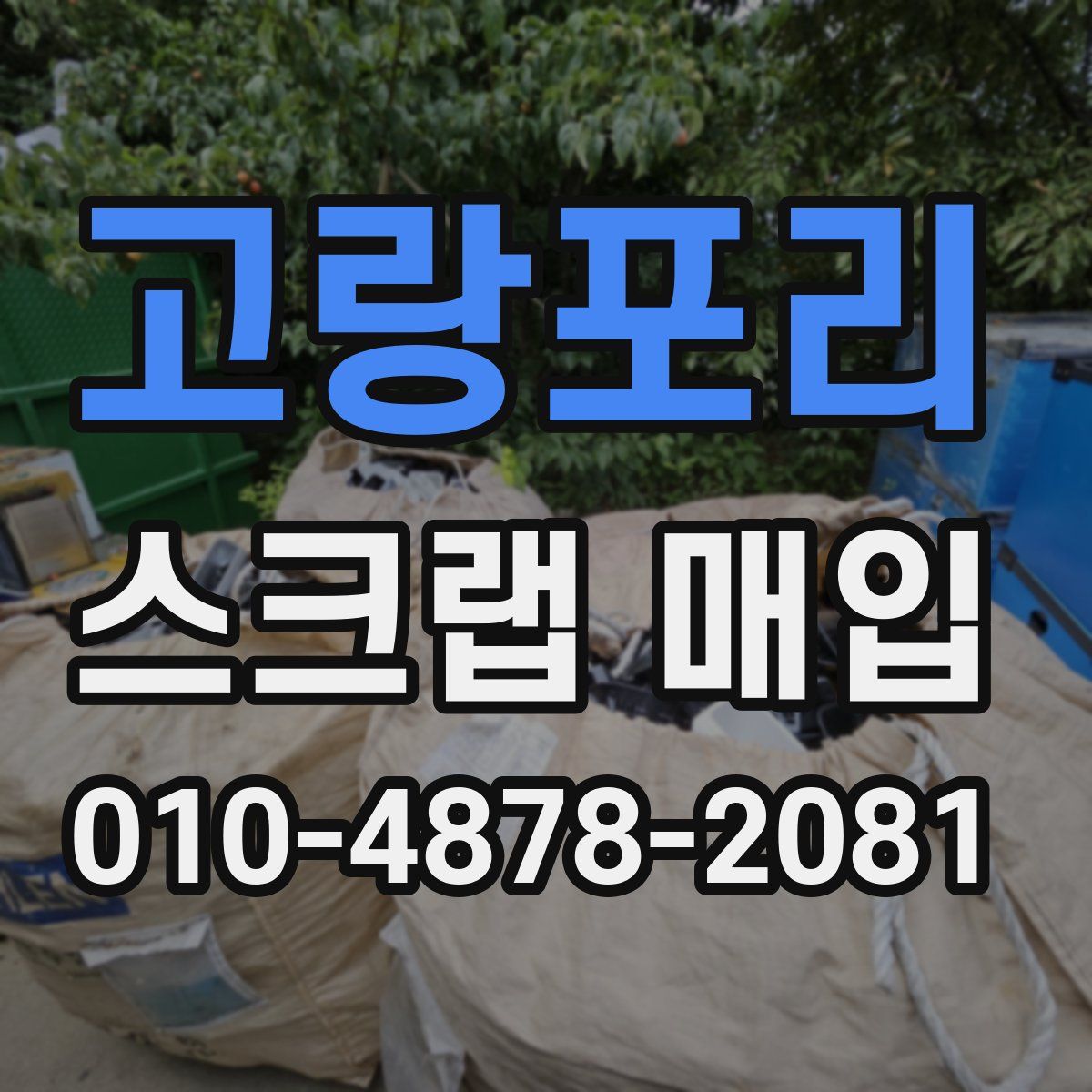 고랑포리 스크랩 매입