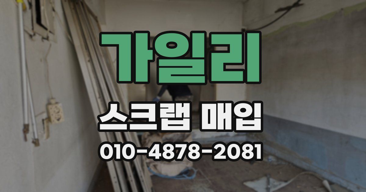 가일리 스크랩 매입
