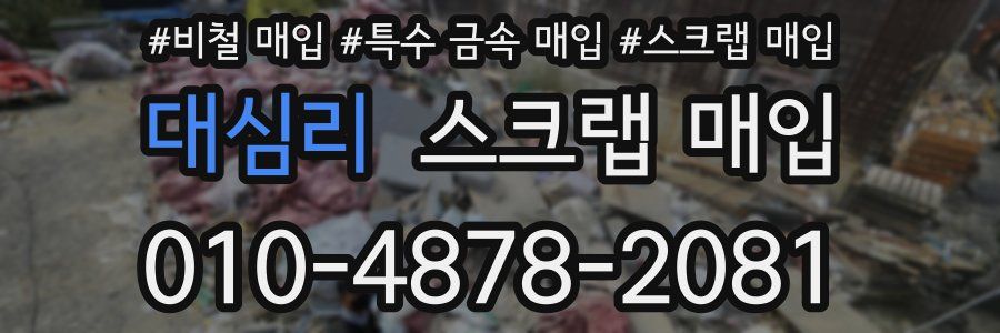 대심리 스크랩 매입