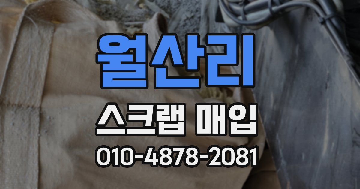 월산리 스크랩 매입