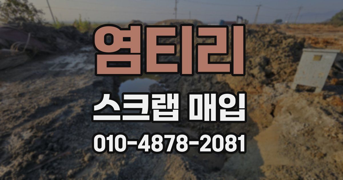 염티리 스크랩 매입