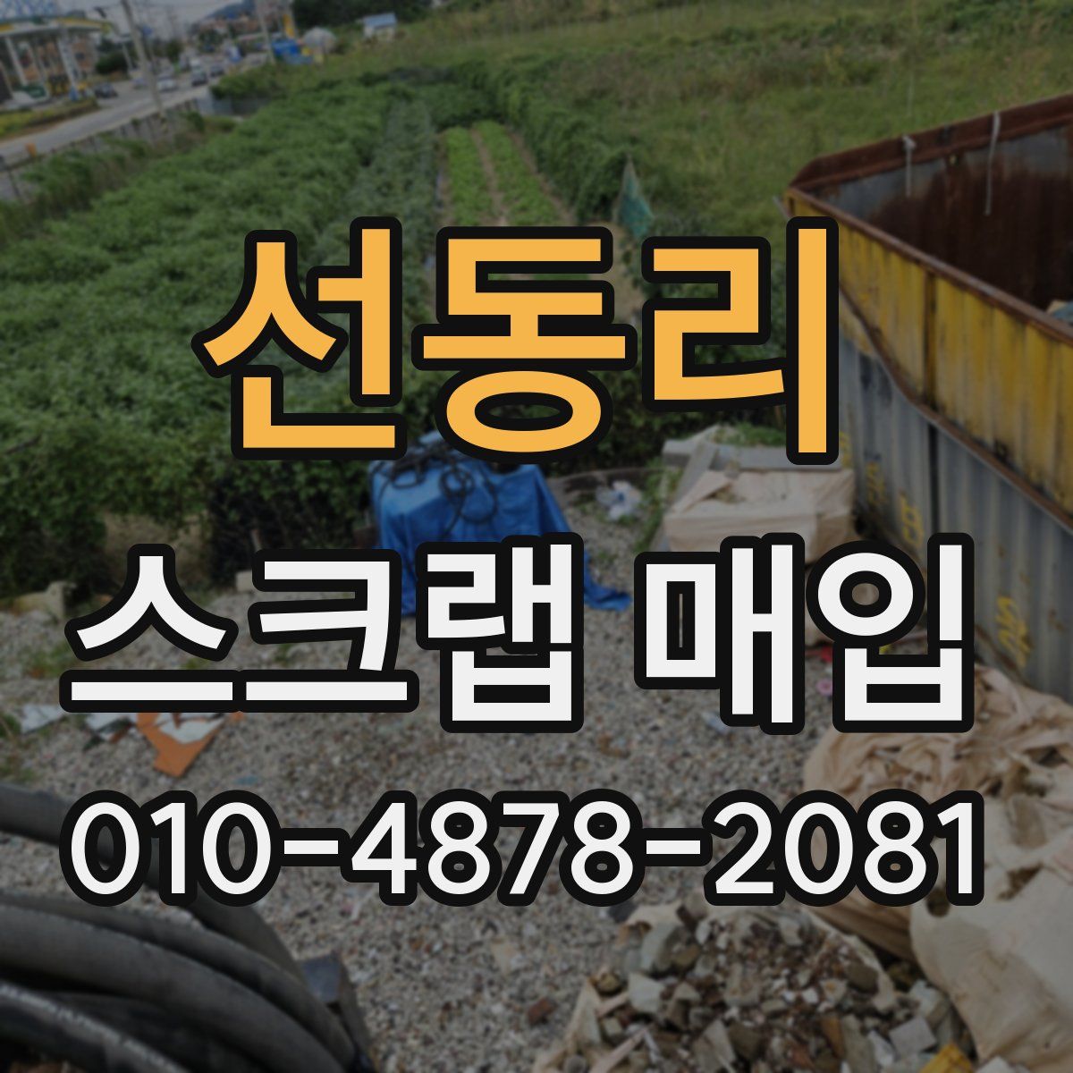 선동리 스크랩 매입