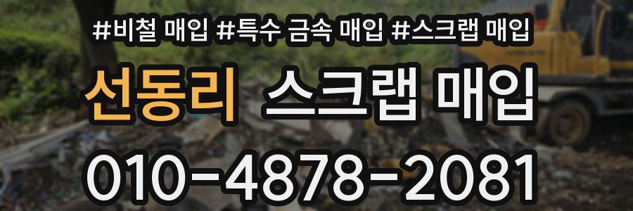 선동리 스크랩 매입
