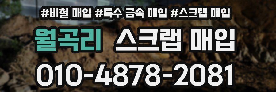 월곡리 스크랩 매입