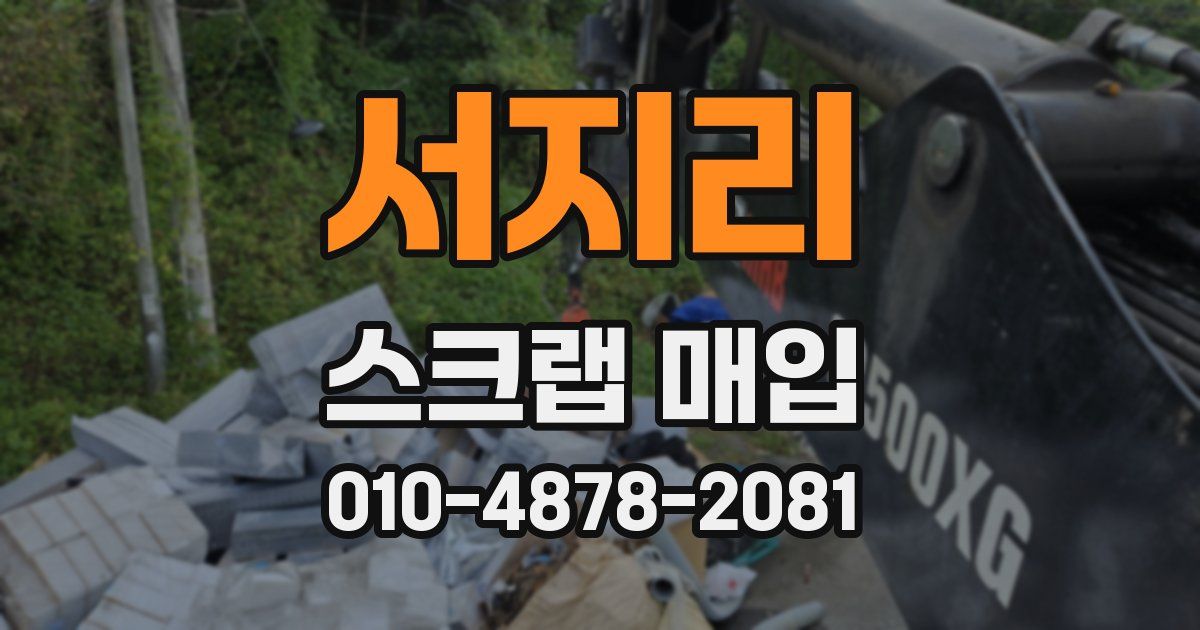 서지리 스크랩 매입