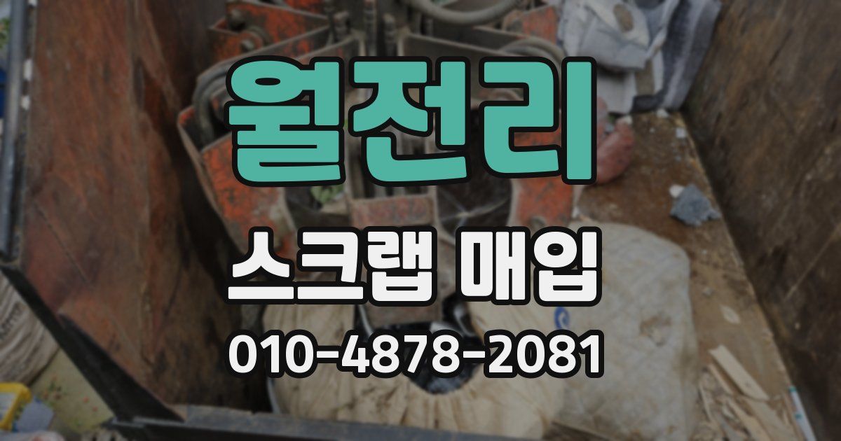 월전리 스크랩 매입