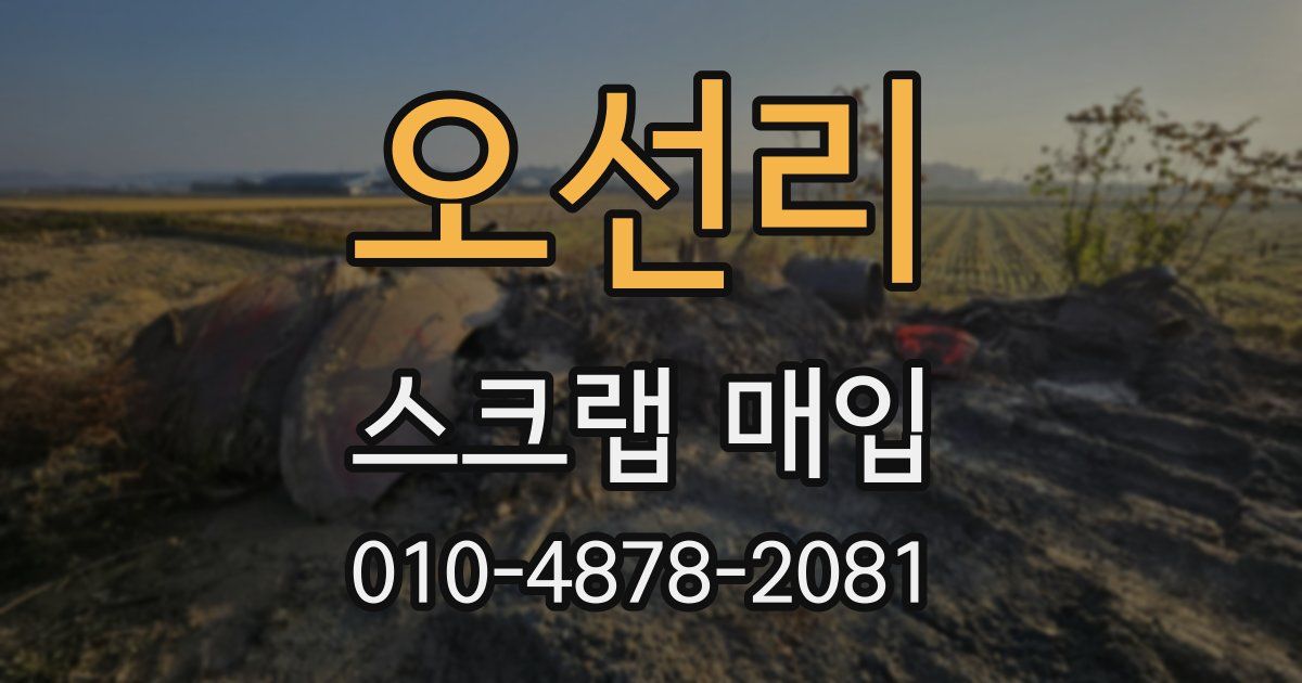 오선리 스크랩 매입