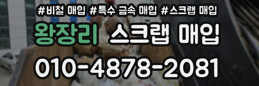 왕장리 스크랩 매입