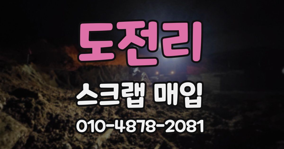 도전리 스크랩 매입