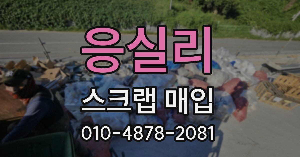 응실리 스크랩 매입