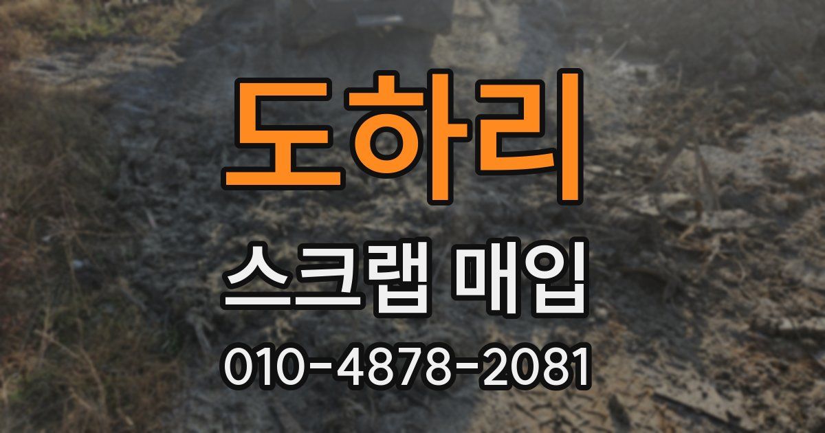 도하리 스크랩 매입