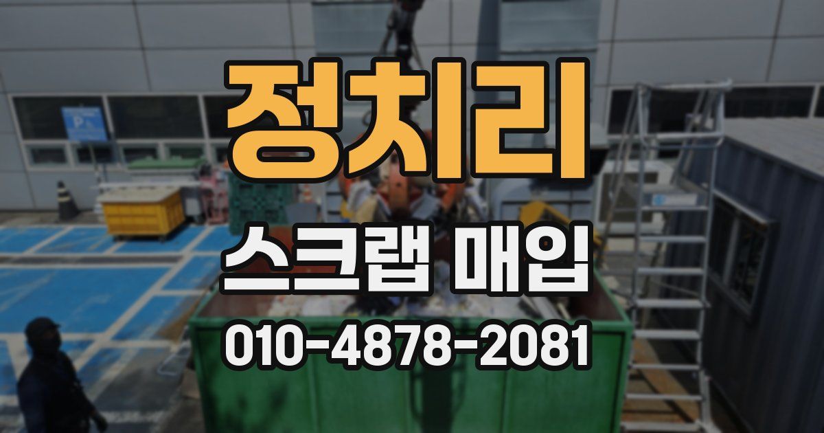 정치리 스크랩 매입