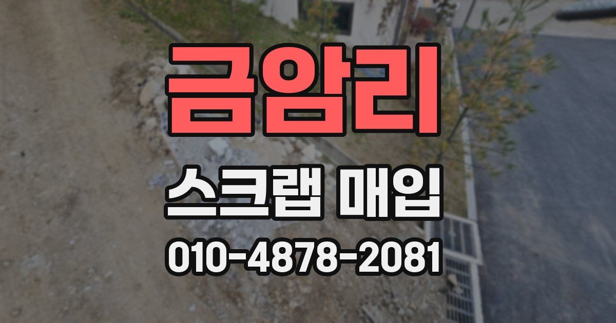금암리 스크랩 매입