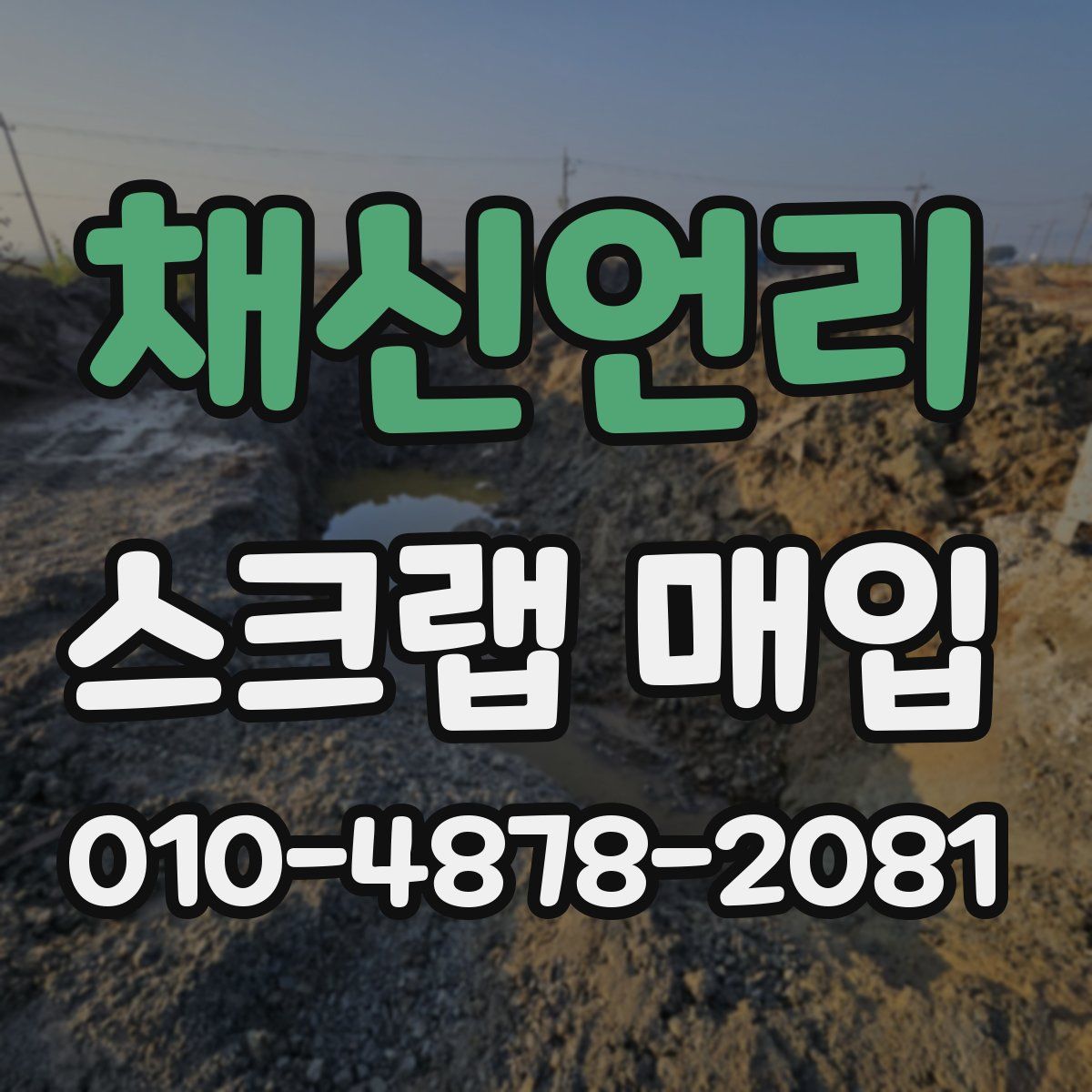 채신언리 스크랩 매입