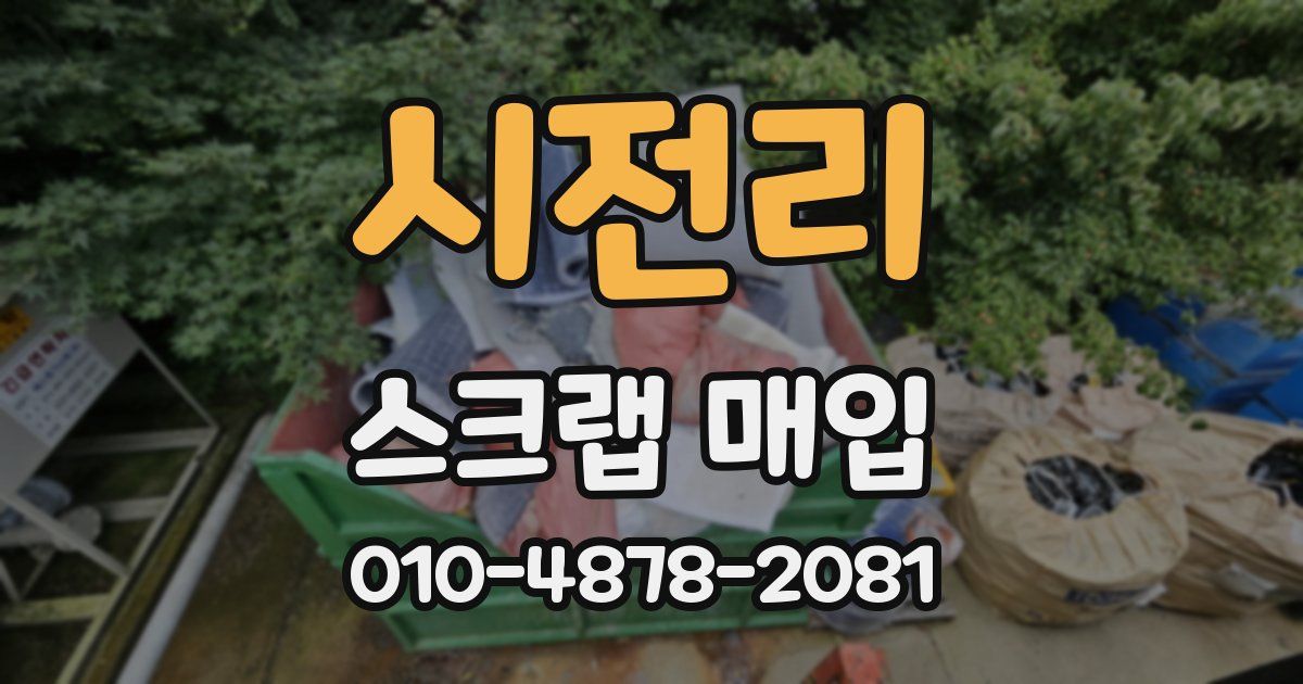 시전리 스크랩 매입