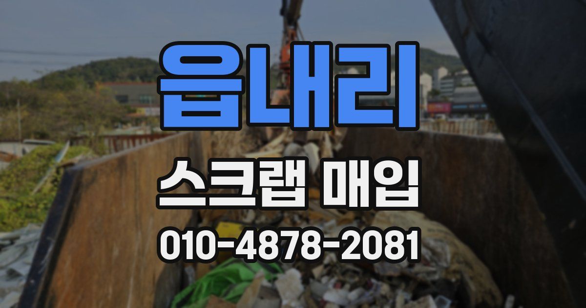 읍내리 스크랩 매입