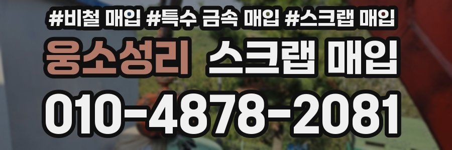 웅소성리 스크랩 매입
