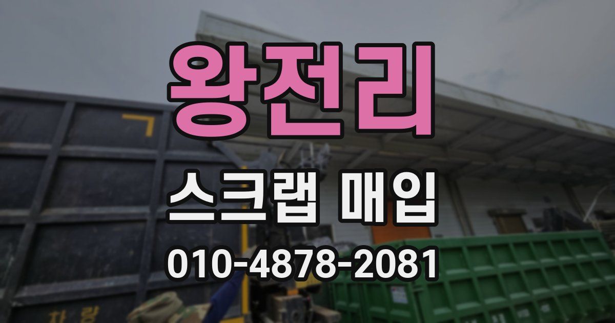 왕전리 스크랩 매입