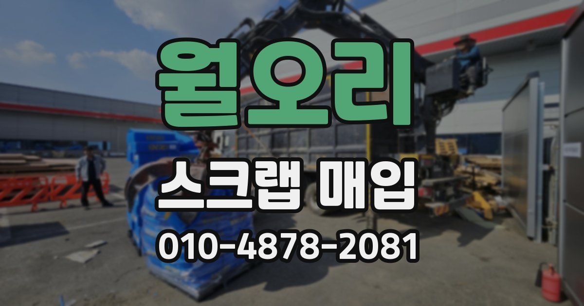 월오리 스크랩 매입