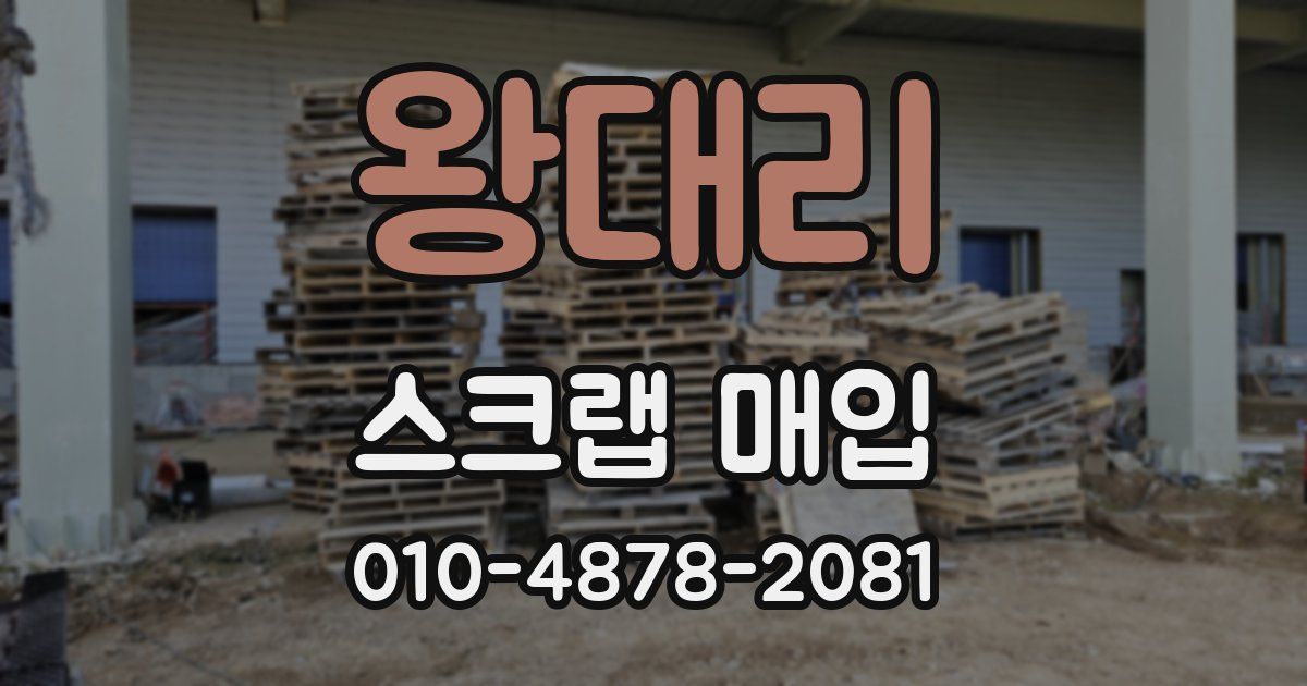 왕대리 스크랩 매입