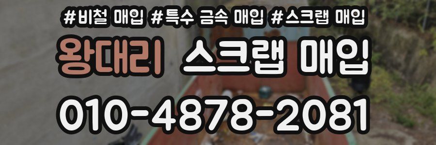 왕대리 스크랩 매입