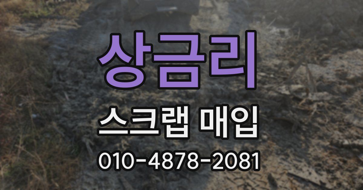 상금리 스크랩 매입