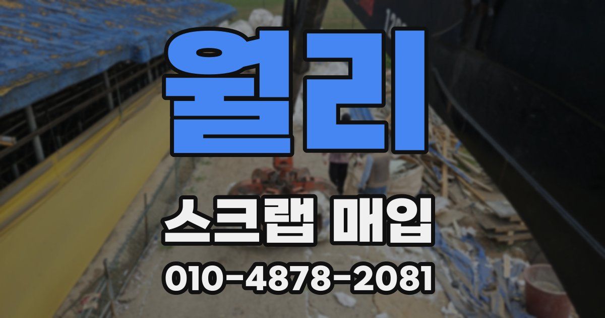 월리 스크랩 매입