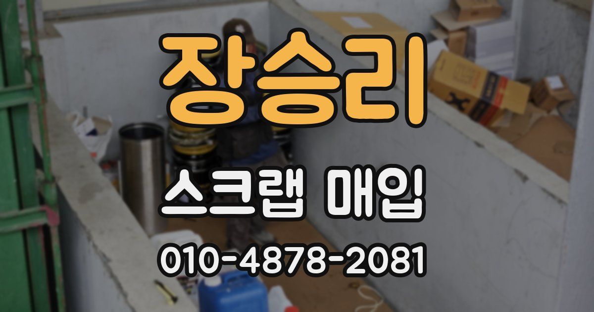 장승리 스크랩 매입