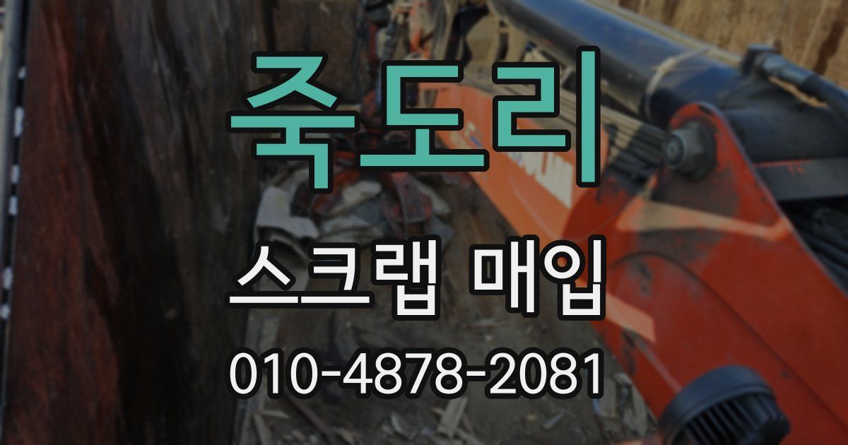 죽도리 스크랩 매입