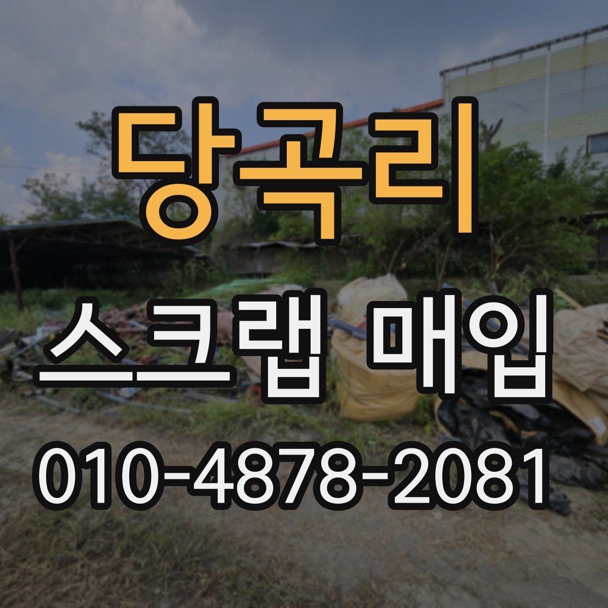 당곡리 스크랩 매입