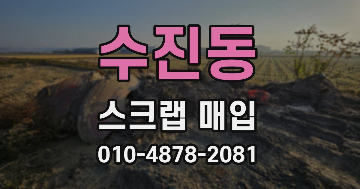 수진동 스크랩 매입