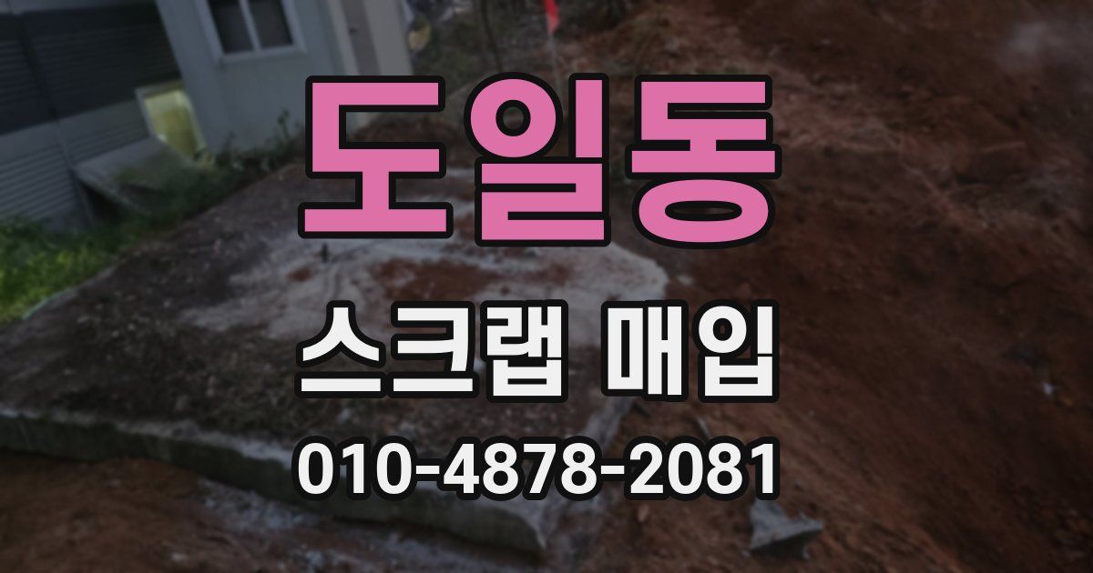 도일동 스크랩 매입