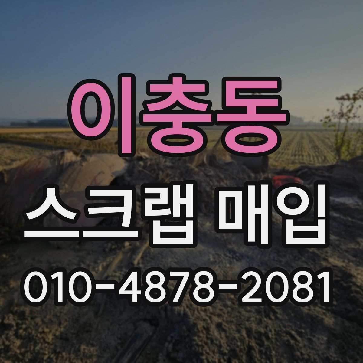 이충동 스크랩 매입