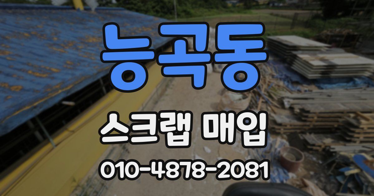 능곡동 스크랩 매입