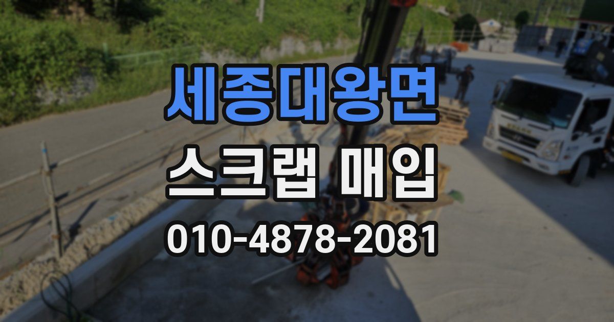 세종대왕면 스크랩 매입