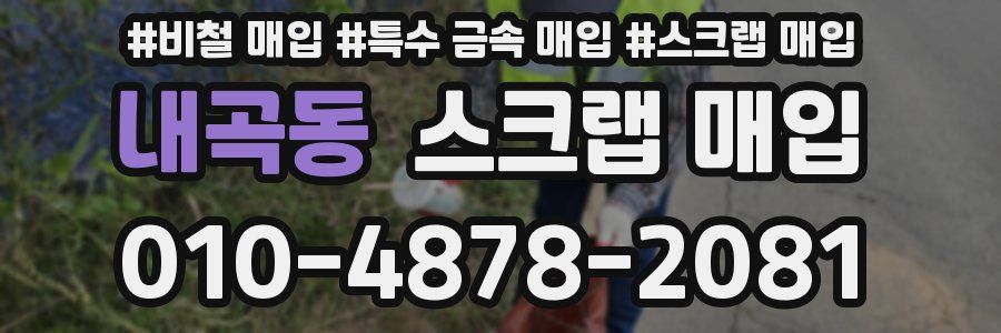 내곡동 스크랩 매입